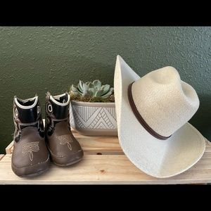 Atwood Infant Marfa Palm Leaf Cowboy Hat